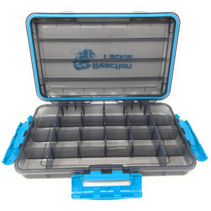 Reaction Tackle Ultimate Water-Resistant Tackle Box Trays with Removable Dividers - Organization and Storage Solution- 3-Pack Kit of 3-Clip Trays - 3700 3-pack