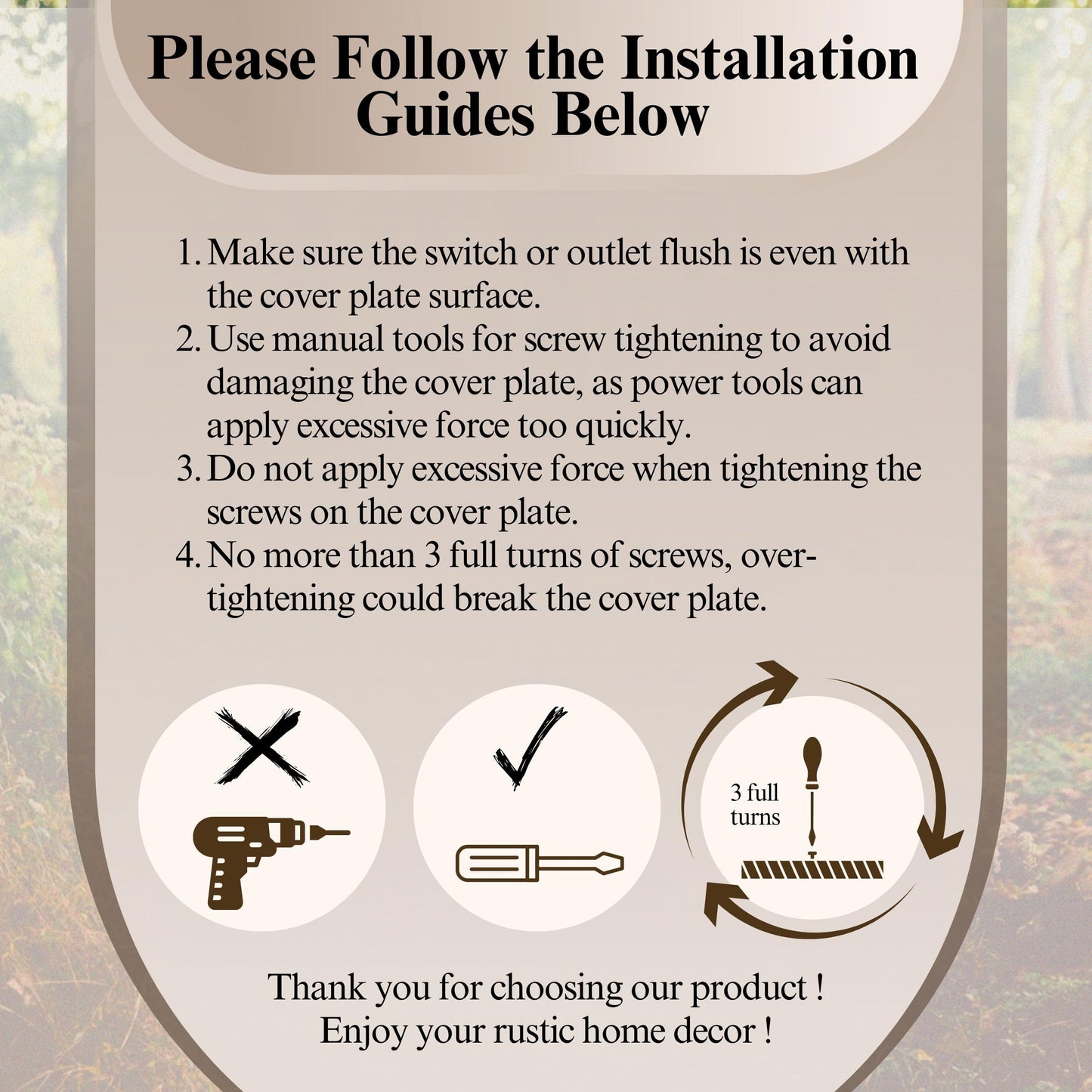 BestGiftEver Black Bear on Logs Triple Toggle Switch Cover Wall Plate for Cabin Lodge Style Home Decor | Ideal for Nature and Wildlife Lover