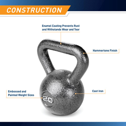 Marcy Hammertone Kettle Bells - 10 to 55 lbs. HKB Workout Weights