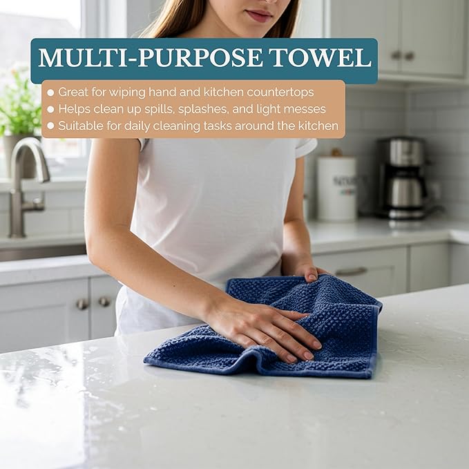 Casa Platino Dish Towels for Drying Dishes and Kitchen Towels and Dishcloths