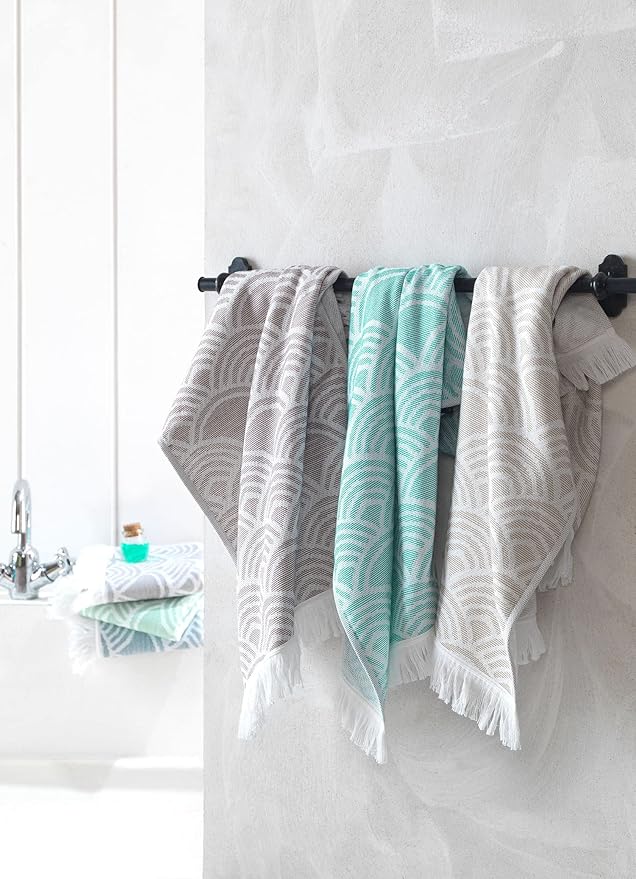 sea me at home Kitchen Towels Decorative Set of 2, Turkish Hand Towels