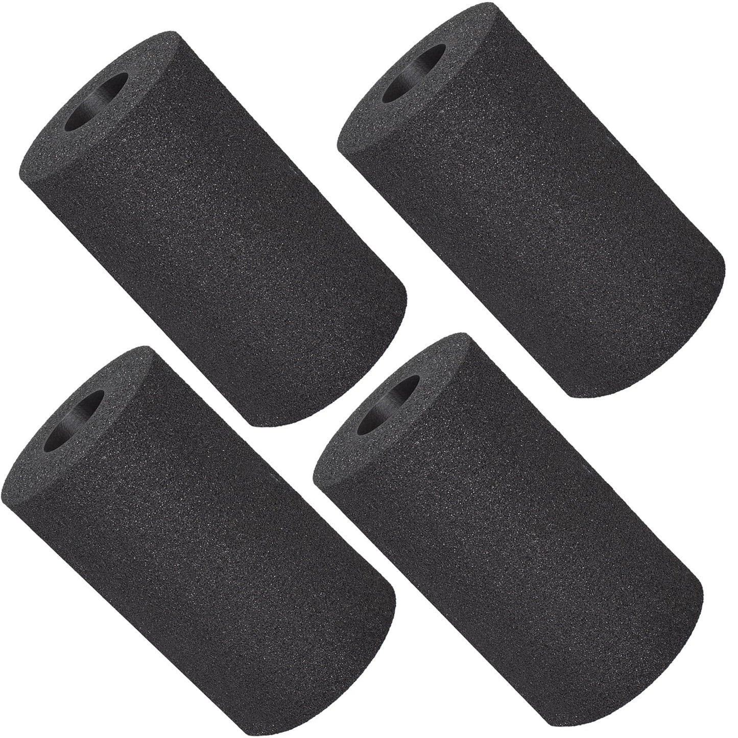 Foot Foam Pads Rollers(7.87in*3.14in*3.14in) for Exercise Machine, Inversion Table, Workout Bench, Sits Ups Replacement Parts, Home Gym Accesories