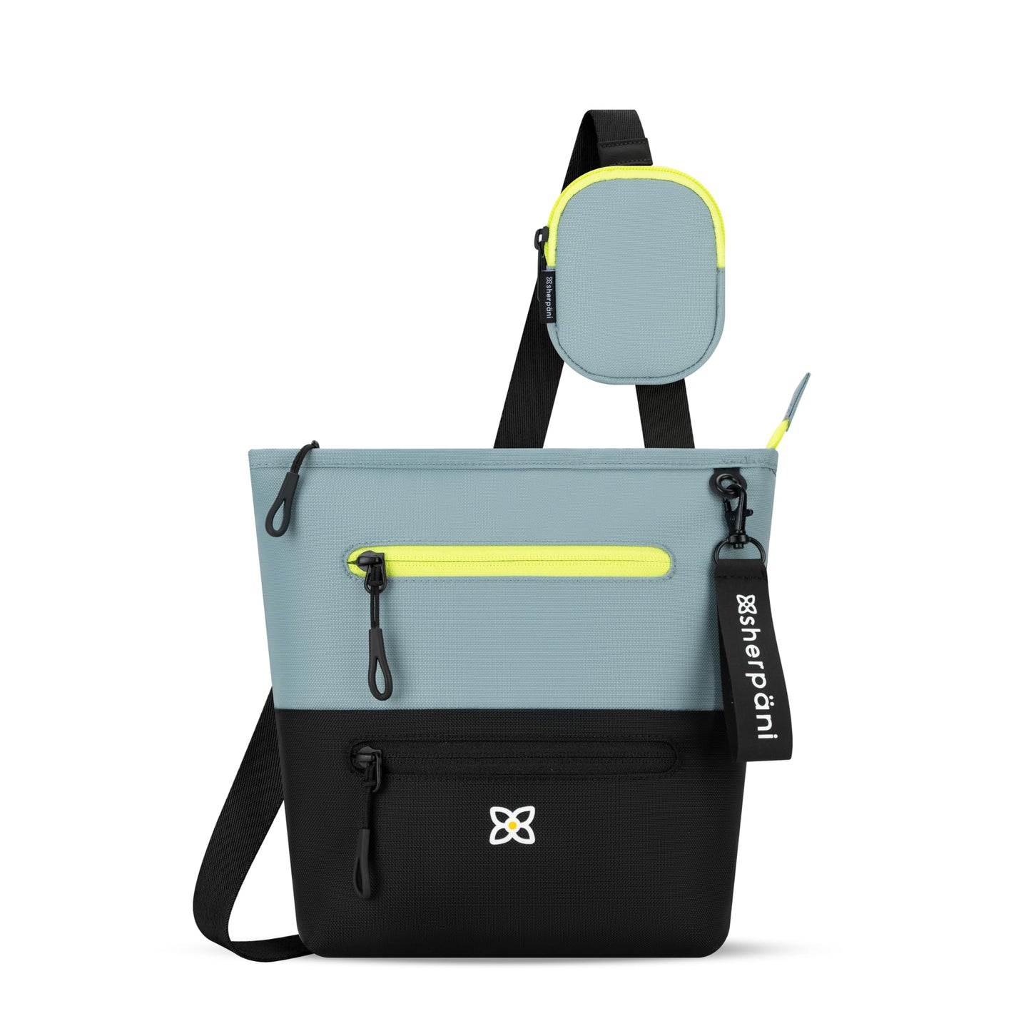 Sherpani Sadie, Nylon Crossbody Bag, Lightweight Shoulder Bag, Travel Cross Body, Crossbody Purse for Women, RFID Protection, Removable Coin Purse, Travel Gift (Chromatic Classic)