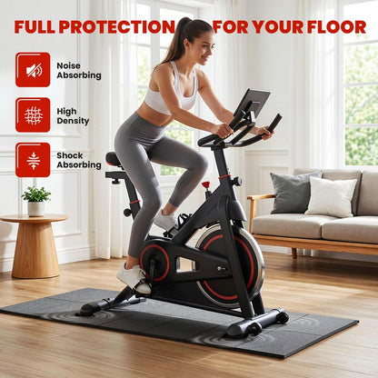 Walking Pad Treadmill Mat for Carpet Floors,55x24 Hardwood Floor Protection, Mats for Under Walking pad/Treadmill/Bike/Exercise Equipment on Carpets, Noise Shock Absorption, Stationary