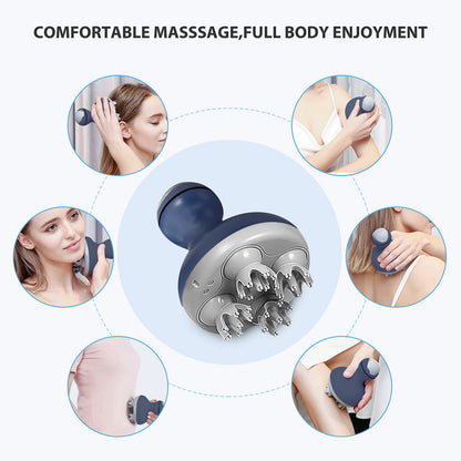 COMFIER Electric Scalp Massager with Mutlti-Modes Vibration, Portable Handheld Head Scratcher for Hair Growth,Waterproof Head Massager for Full Body,Dog Cat Massager for Deep Clean and Stress Relax