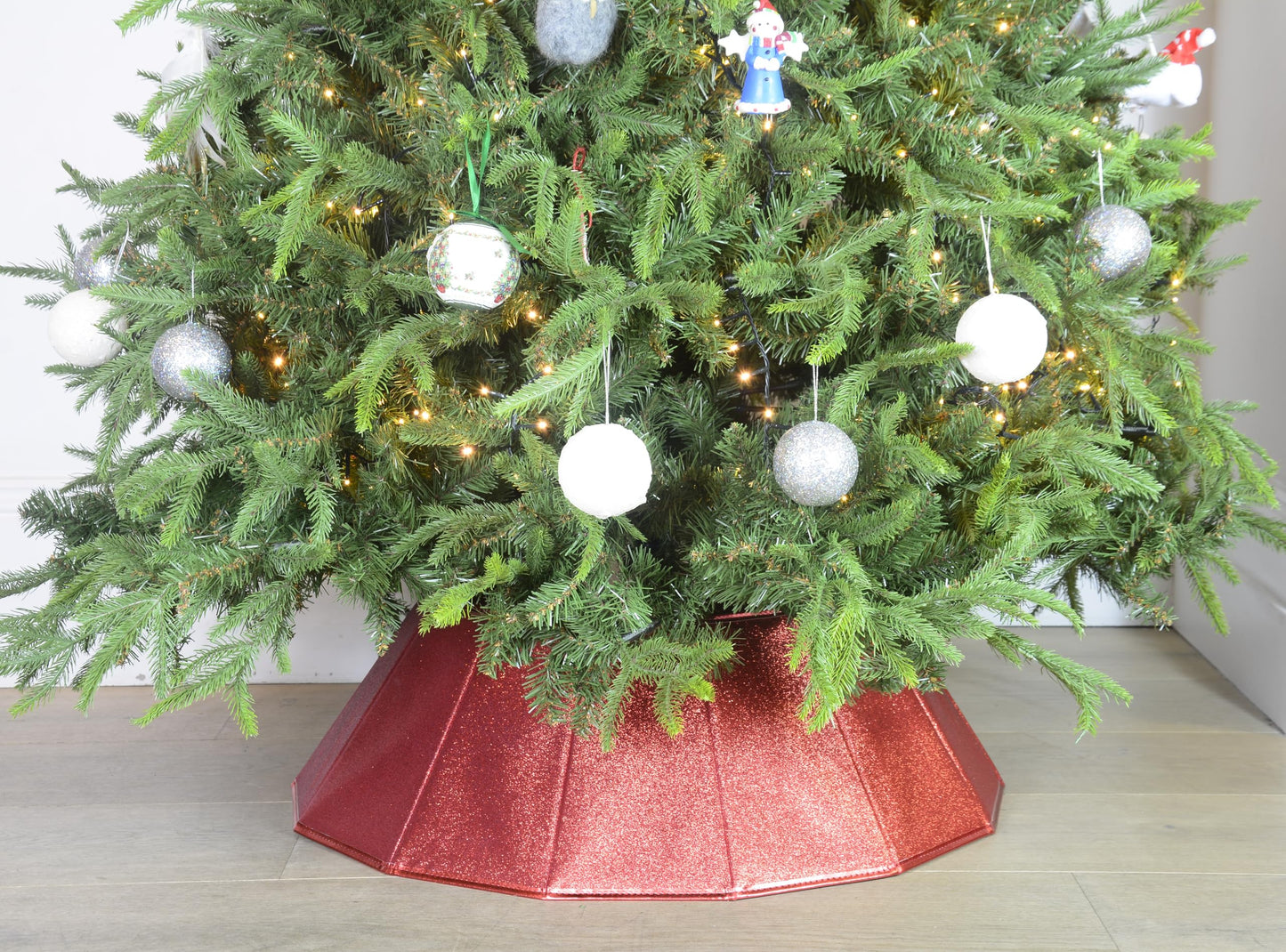 Christmas Tree Red Skirt - Red Collar for Christmas Tree