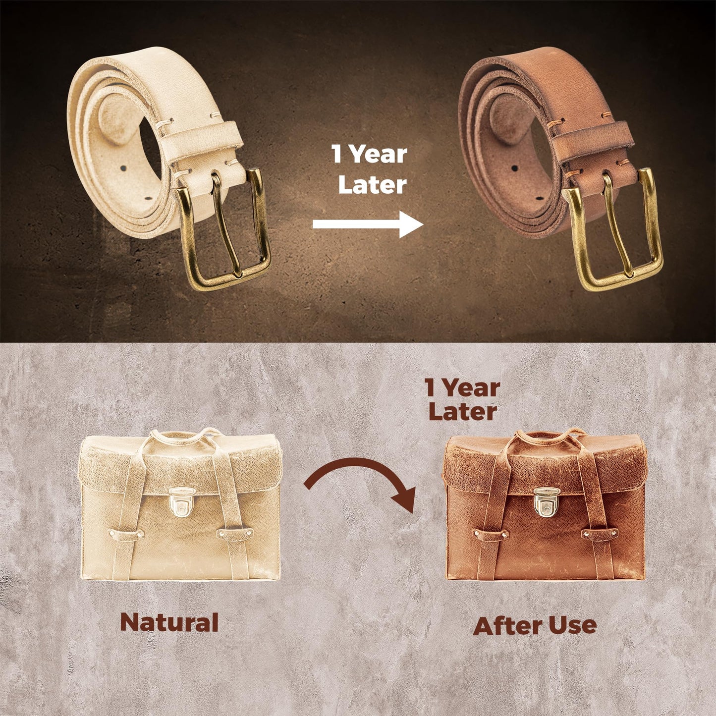 ELW Leather Strap, 8-9 Oz, 1.25 inch Wide x 40", Cowhide Veg Tan Leather Belt Blank, Leather Strips, Tooling Leather, Tan Straps for Crafts, Belt Making & Crafting Blank Hide