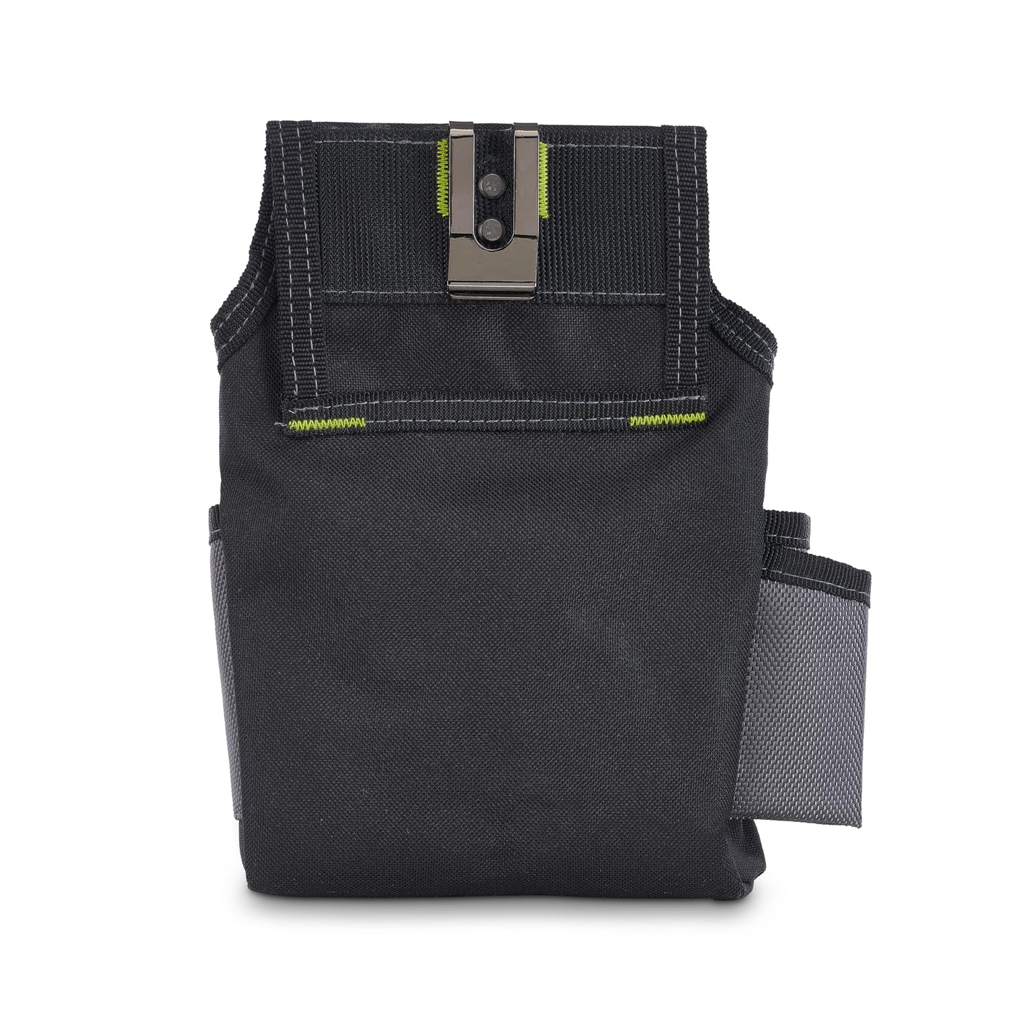 AWP Ballistic Nylon Mini Tool Pouch Multi-Pocket Organizer for Electricians, Professional Tool Box for Efficient Organization, Black/Gray | 1L-23021-2