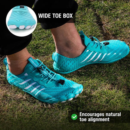 Grounded Footwear for Women Barefoot Shoes,Grounded Footwear for Mens,Hike Barefoot Shoes Womens Footwear, Comfortable Non-Slip Barefoot Vitality Shoes,Men's Women's Water Shoes Wide Toe Box