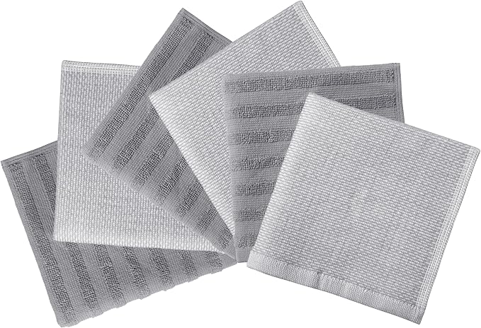 Bumble Premium Dish Cloths 13"x13" | 100% Natural Ring Spun Cotton | 400 GSM |