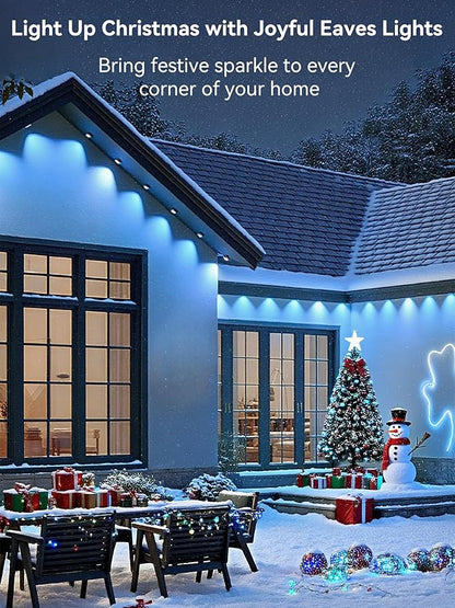 Permanent Outdoor Lights, 50FT RGB IP67 Waterproof Eaves Lighting, Smart LED Outside House Lights with App/Remote Control for Halloween, Christmas Decor, Holiday, Party, Daily, All Year-Round