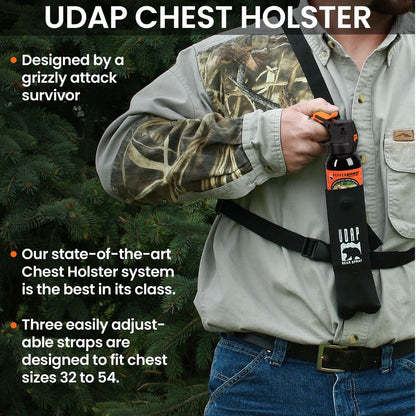 UDAP 18CP Super Magnum Bear Spray, Multi,13.4oz