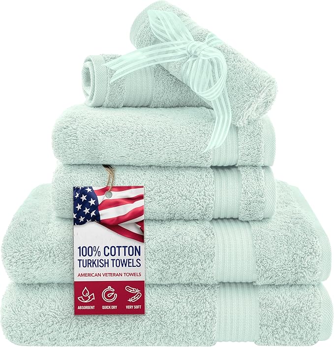 American Veteran Towel, 6 Piece Towel Set