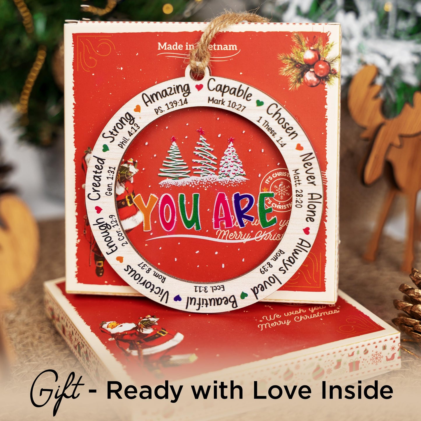 Christian Gifts for Women, 2025 Christmas Ornaments, Christian Christmas Ornaments, Religious Gifts for Women, Religious Ornament, New Year Gift, Xmas Gift for Friends, Friendship Gift