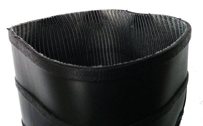 Herco 16" Black Rubber Steel Toe Rain Work Boots - Men's Waterproof Size 11