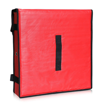 New Star Foodservice 50097 Insulated Pizza Delivery Bag, 20 by 20 by 5-Inch, Red
