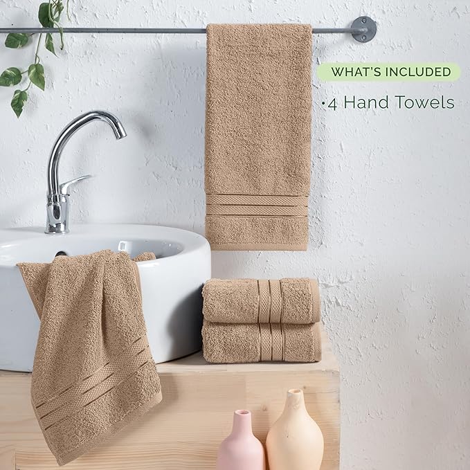 Elegant Comfort Three Line Popcorn Towel Set