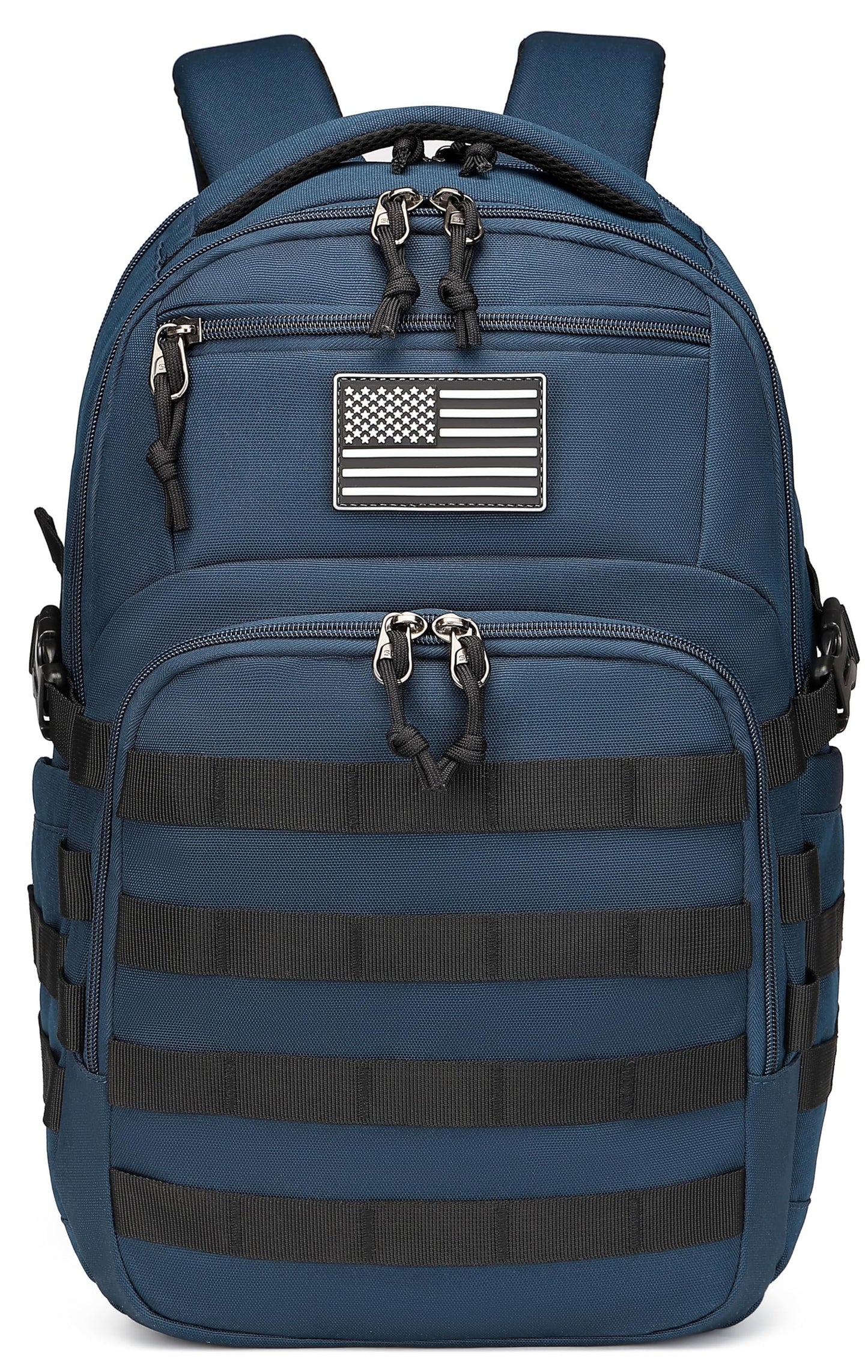 Wotony Military tactical backpack, backpack for men black small tactical assault bag (blue, 20 inch)