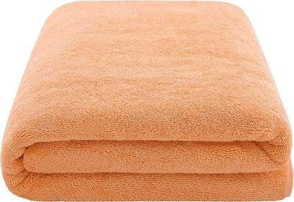 American Soft Linen 100% Cotton 600 GSM Turkish 40x80 Oversized Bath Towel Sheet