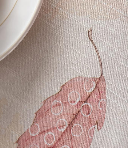 Maison d' Hermine Table Cloth Square Table 100% Cotton 60 x 60 Inches Fall Tablecloth Reusable Everyday Use for Thanksgiving Christmas Decorations Dining Farmhouse Party (Colours of Autumn)