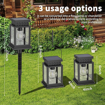 Solar Pathway Lights Outdoor for Pathway Garden Yard Patio Driveway, Solar Walkway Lights Auto On/Off, Warm White, Up to 8H Lighting (8 Pack)