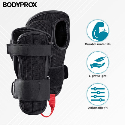 BODYPROX Impact Wrist Guards for Snowboard 1 Pair (S)