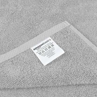 Amazon Basics 2 Piece Quick-Dry Oversize Bath Towel, 100% Cotton