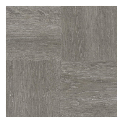 Tivoli Self Adhesive Vinyl Floor Tiles, 45 Tiles - 12" x 12", Light Oak Plank-Look - Peel & Stick, DIY Flooring for Kitchen, Dining Room, Bedrooms, Basements & Bathrooms by Achim Home Decor