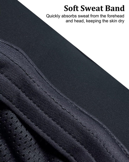 GADIEMKENSD UPF 50+ Foldable Baseball Cap with Long Brim, Cooling Running Hat Quick Drying Breathable Mesh, Water-Repellent, Suitable for Golf Tennis Sports Travel Dark Grey