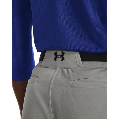 Under Armour Men's Utility Baseball Pant Closed 22, (075) Baseball Gray / / Black, Small
