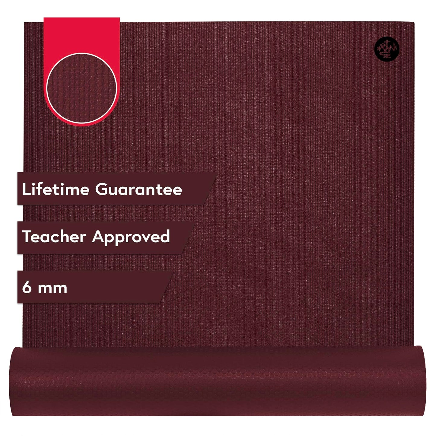 Manduka PRO Yoga Mat - 6mm | Lifetime Durability | Hygienic Construction | Premium Studio Quality | Teacher Approved