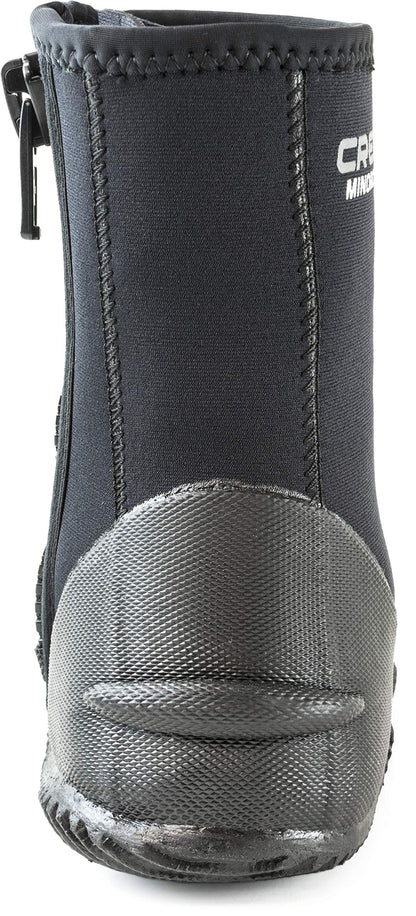 Cressi womens Long 3mm Tall Boots, Black/Black, US Man 10 US Lady 11