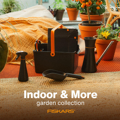 Fiskars Small Watering Can (40 oz) for Indoor Gardening, Water Can for Indoor Plants, Anti-Drip and Removable Nozzle, Made with Recycled Plastic