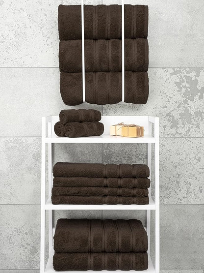 American Soft Linen Luxury 4 Piece Bath Towels, 600 GSM 100% Cotton Turkish