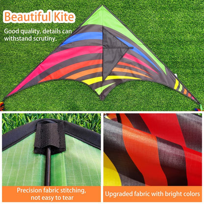 Delta Kites for Adults, Easy to Fly Kite, Best Kites (4 Pack Could be Stacked)