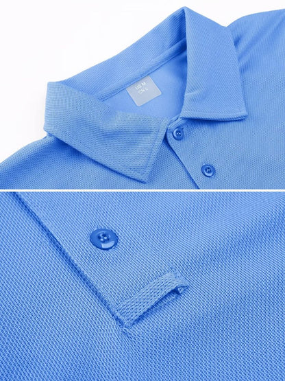 MAGCOMSEN Mens Golf Polo Shirts Short Sleeve Mens Golf Shirts for Men Fishing Shirts Golf Polo Shirts for Men Quick Dry Shirts Summer Shirts for Men