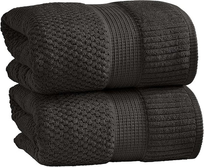 NY Loft 100% Cotton 2 Pack Bath Sheet Towel Set | Extra Large Oversize Bath