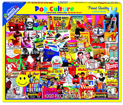 White Mountain Puzzles Pop Culture - 1000 Piece Jigsaw Puzzle
