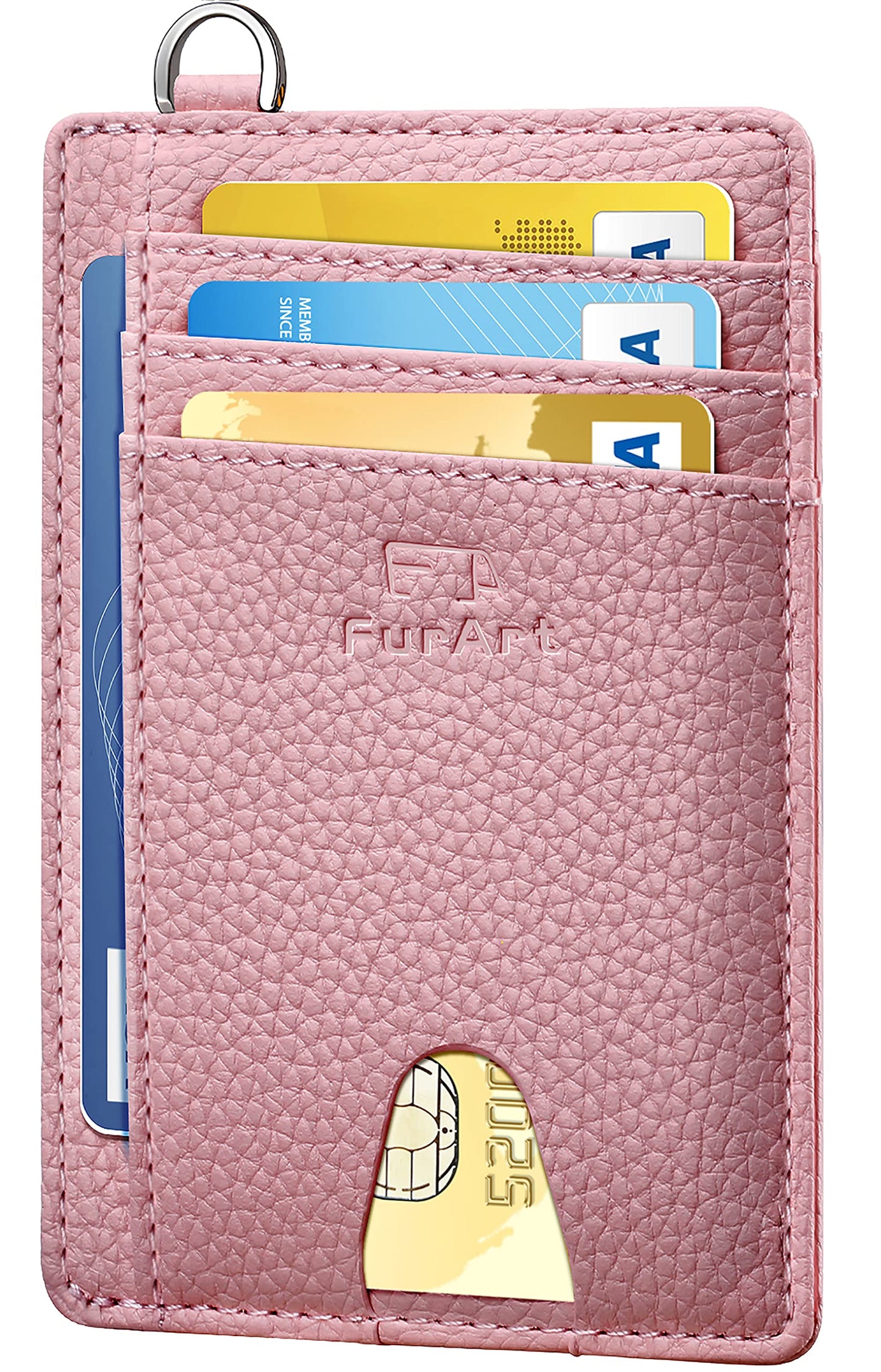 FurArt Slim Minimalist Wallet, Front Pocket Wallets, RFID Blocking, Credit Card Holder for Men & Women
