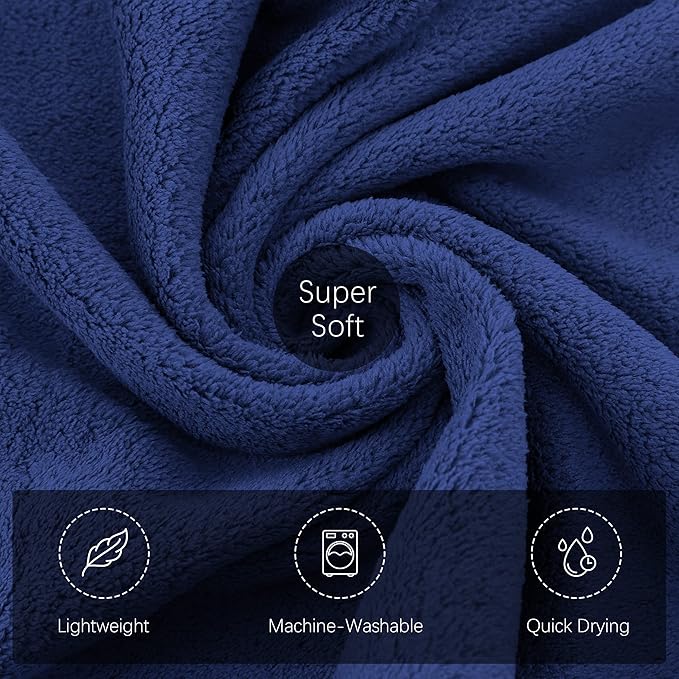 TENSTARS Silk Hemming Bath Towels