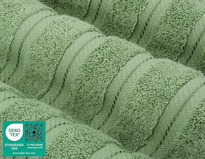 American Soft Linen Luxury 6 Piece Towel Set, 2 Bath Towels 2 Hand Towel 2