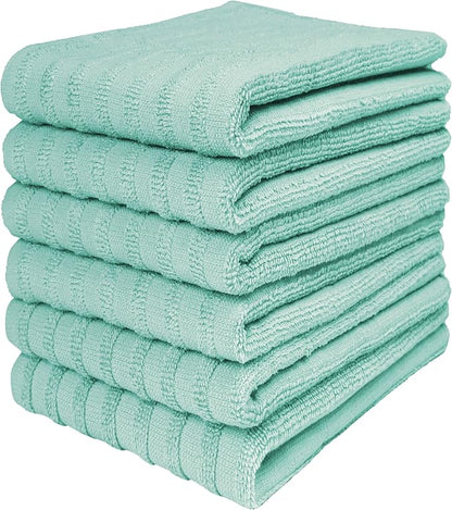 Premium Kitchen Towels | Large Cotton Dish Towels 400 GSM | Highly Absorbent