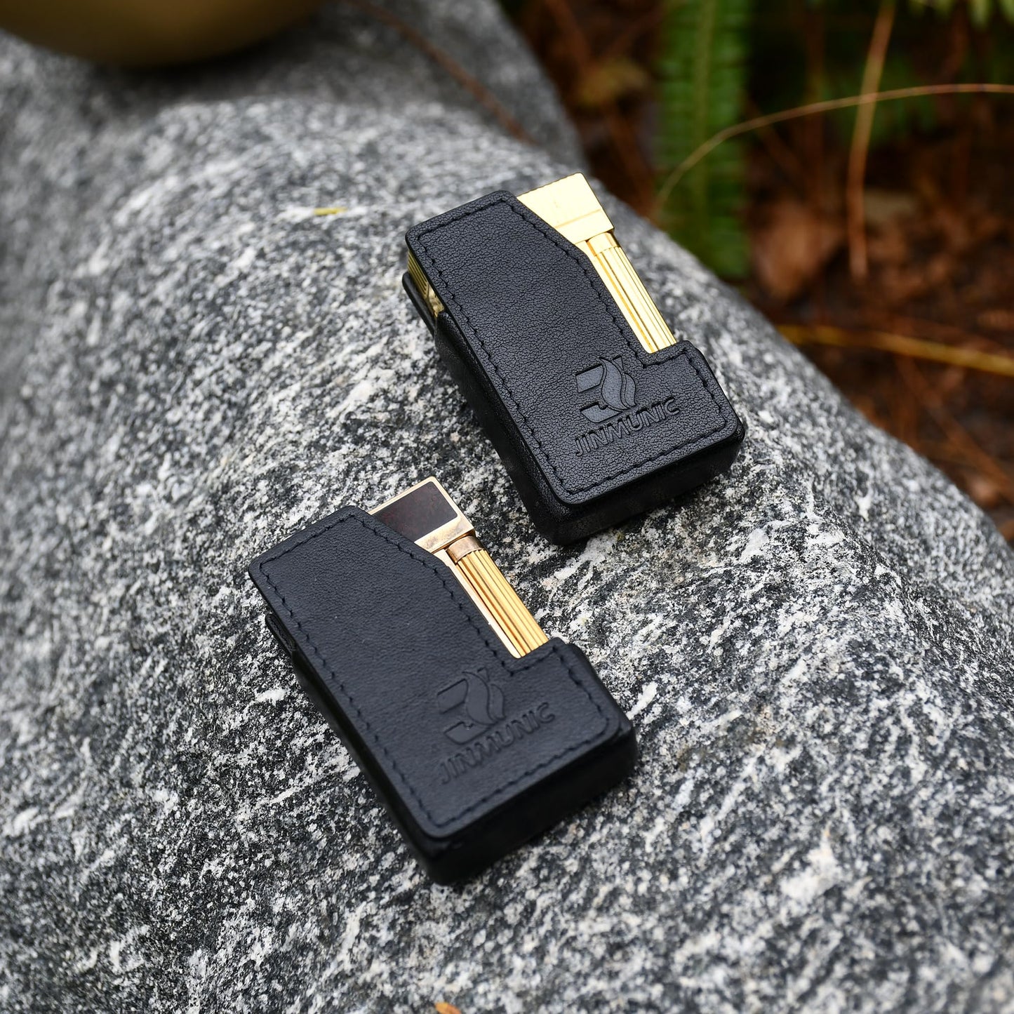 JINMUNIC Leather Lighter Case Cover Holder Sleeve Pouches for S.T Dupont Ligne 2 Lighter Accessories Small Gift Fathers Day for Men