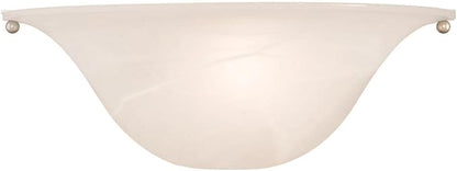 Livex Lighting Wynnewood 1 Light Wall Sconce Satin Nickel Finish