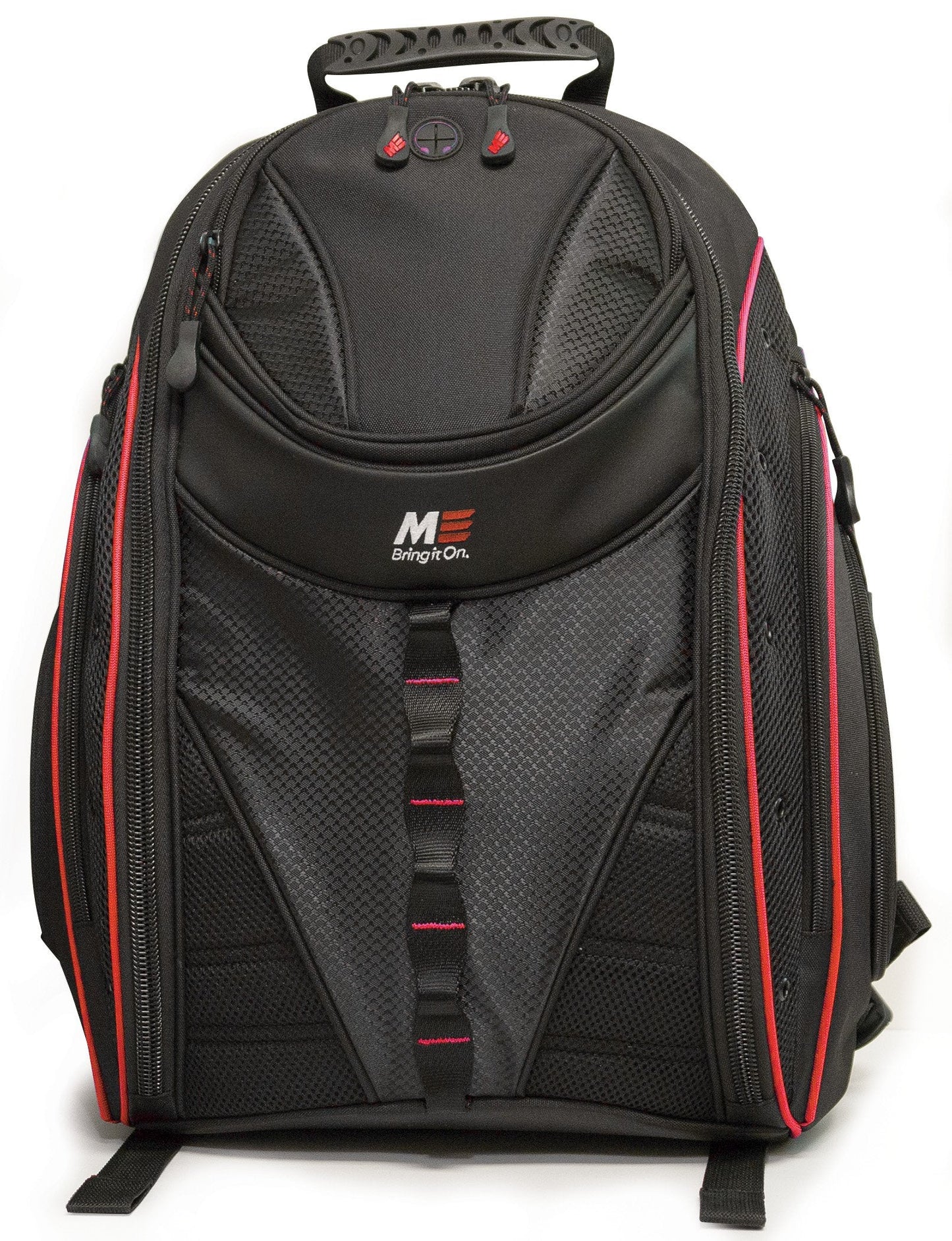 Mobile Edge Express 2.0 Laptop Backpack for Men and Women, Compatible with PC and Mac Laptops 16-17 Inch, Travel Work Business Computer Bag, MEBPE32, Black with Royal Blue Trim