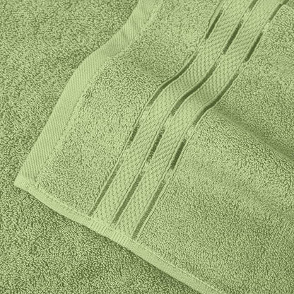 Elegant Comfort Three Line Popcorn Extra Large Luxury Bath Towel