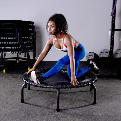 JumpSport 44" Fitness Trampoline Workout Rebounder, Adjustable Bounce, Model 550f/570 PRO
