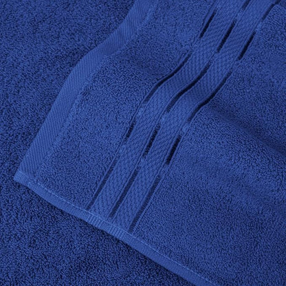 Elegant Comfort Three Line Popcorn Extra Large Luxury Bath Towel
