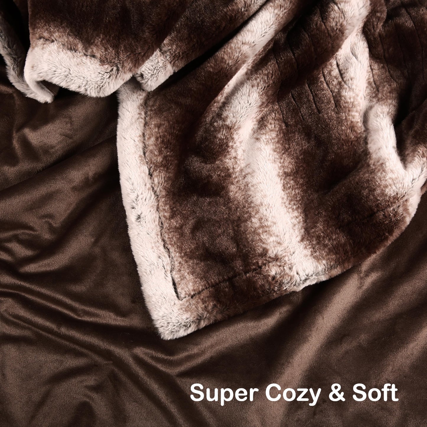 Electric Heated Blanket Full Size 72"x84", Cozy Large Oversized, 5 Heating Levels & 10 Hours Auto Off, Cozy for Bed, Sofa, & Office, Machine Washable, Purple