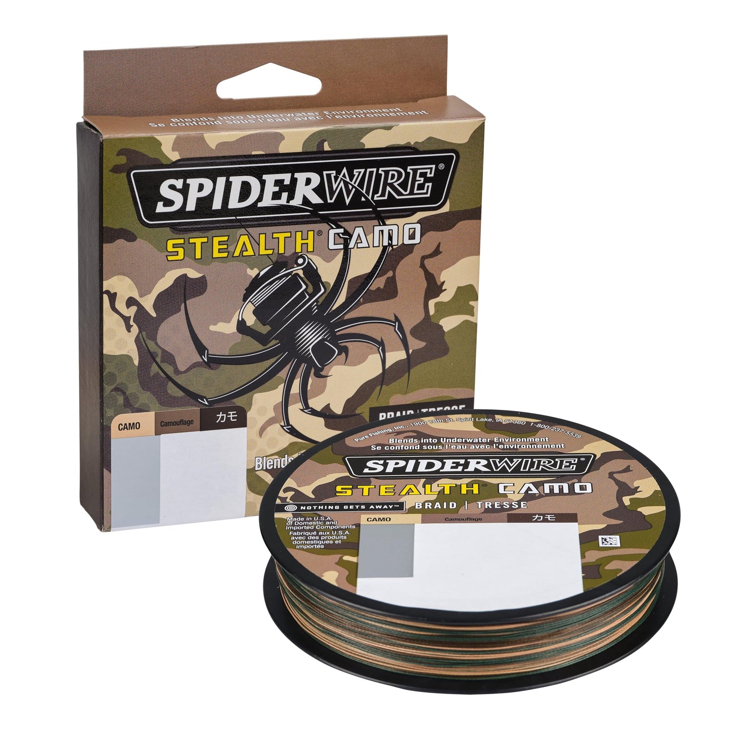 SpiderWire Stealth® Translucent Superline, Translucent, 8-Pound Break Strength, 300yd Braided Fishing Line, Suitable for Saltwater Environments